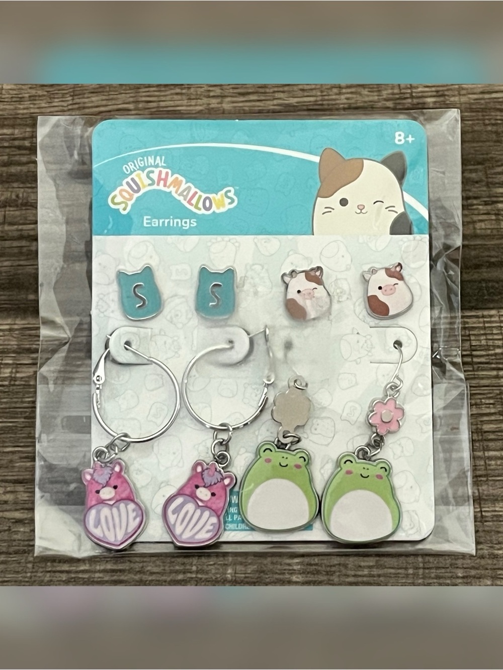 Squishmallows Figures Earrings Set